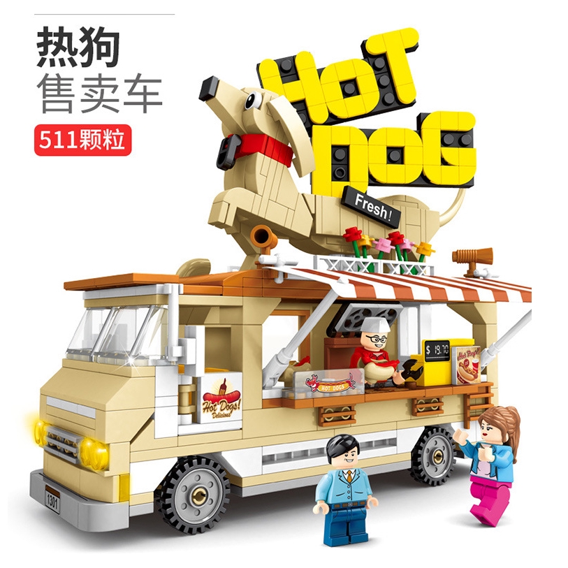 lego friends hot dog truck