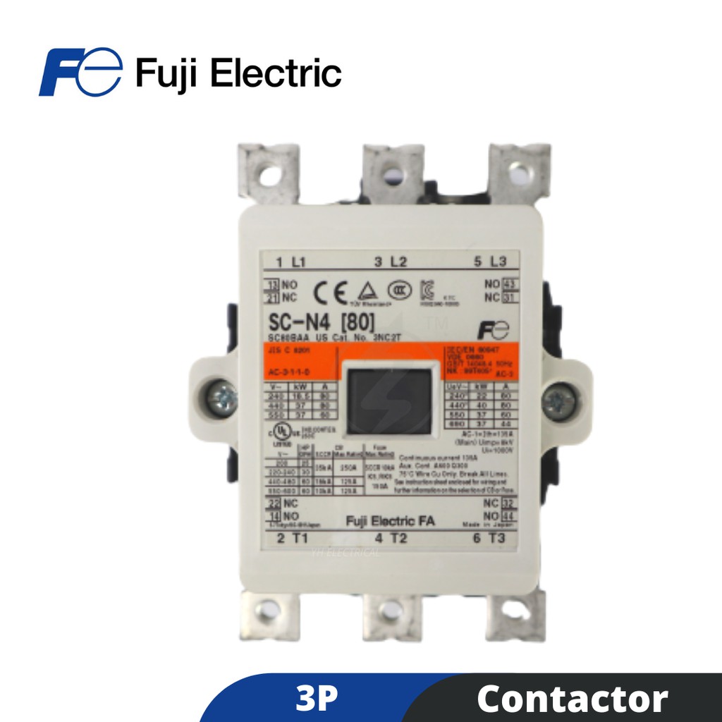 FUJI ELECTRIC SC-N4 MAGNETIC CONTACTOR 3P | Shopee Malaysia