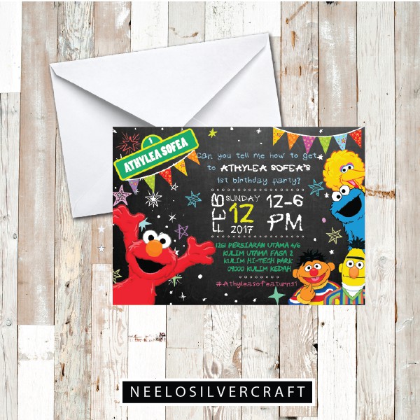 Seseme Street Theme Party Set Shopee Malaysia