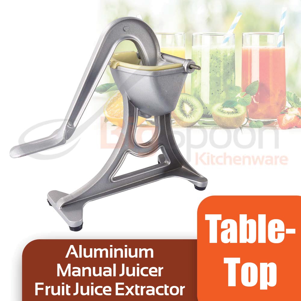 BIGSPOON Tabletop Manual Juicer Fruit Juice Extractor Aluminium Hand Press WY001