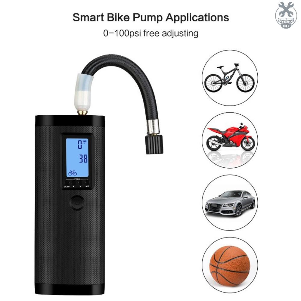 rechargeable electric mini bicycle pump