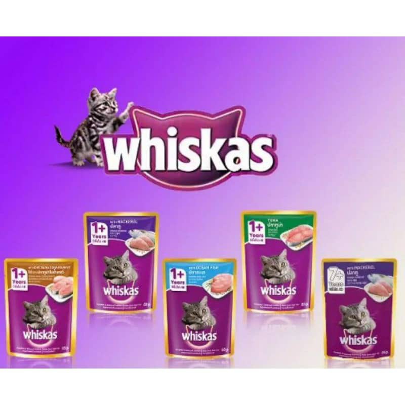 Whiskas Cat food Pouch 80g Shopee Malaysia