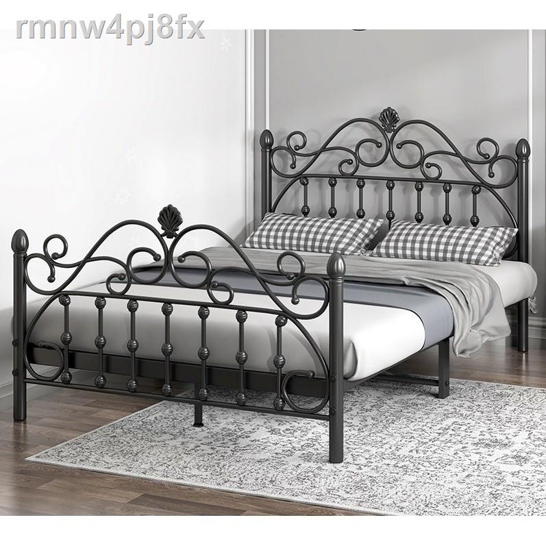 Princess Pink Wrought Iron Bed Frame, Leirvik Bed Frame White Luröy Queen