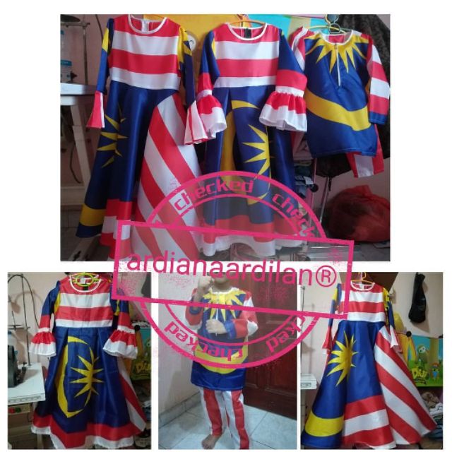 Baju Bendera Malaysia Untuk Kanak Kanak