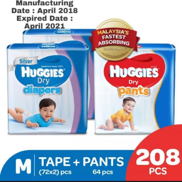 huggies m size