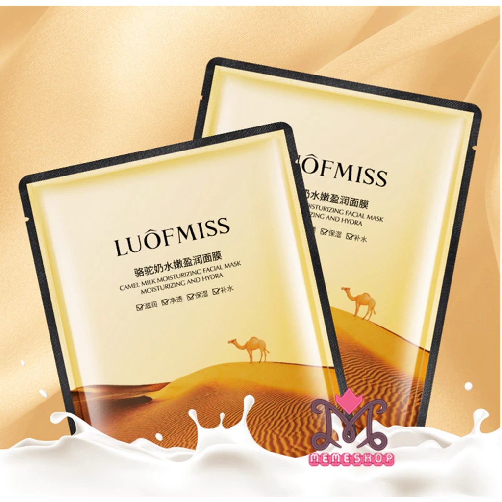 LUOFMISS CAMEL MILK MOISTURIZING FACIAL MASK 25G