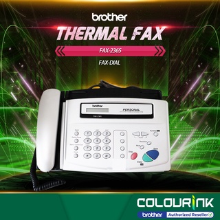 Brother Fax 236s Thermal Paper Fax 878 Thermal A4 Paper Fax Machine With Phone Headset Shopee Malaysia