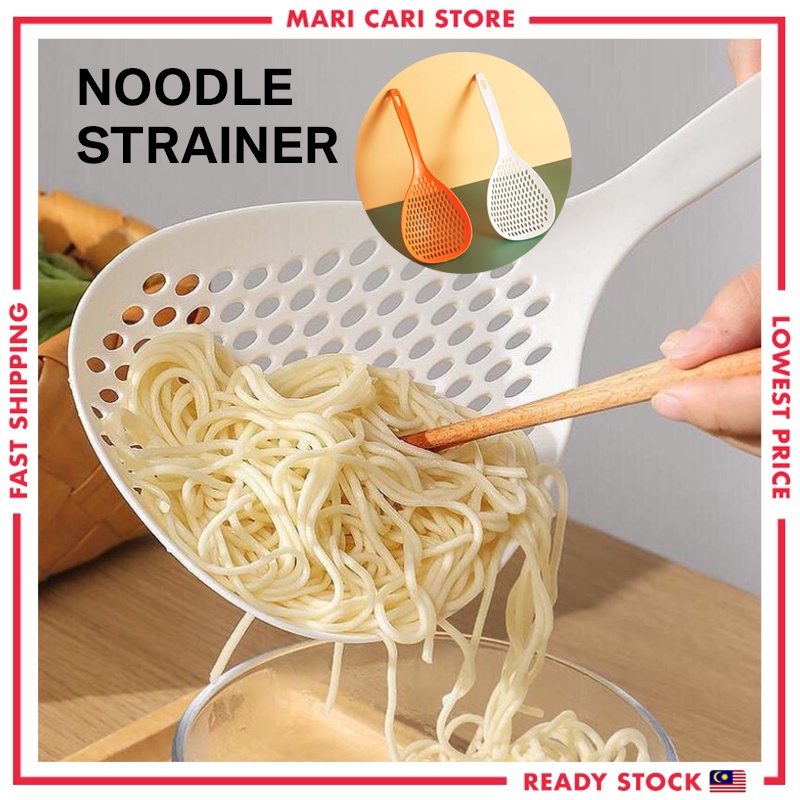 Noodle Strainer Large Food Strainer Kitchen Strainer Noodle Colander Long Handle Heat Resistance Noodle Scoop Tapis Mee