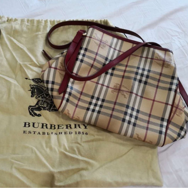 Burberry Tote Bag (100% ori) | Shopee 
