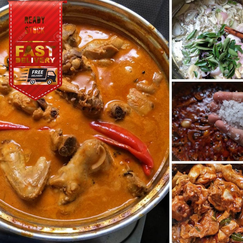 Rempah Gulai Kari Ayam Dan Daging Mak Aji Rempah Kari Ayam Dan Daging Rempah Gulai Kelantan Shopee Malaysia