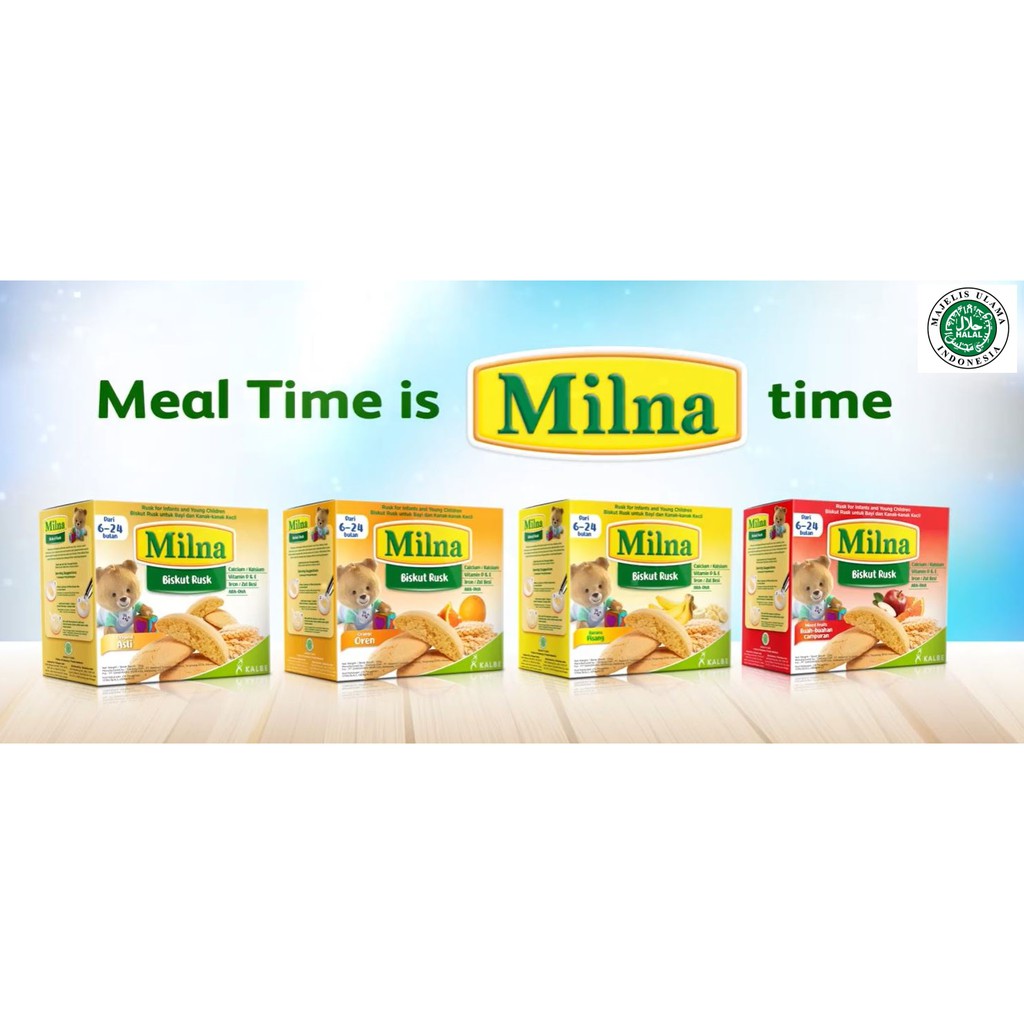 Milna Baby Biscuit Rusks 130gm 6m