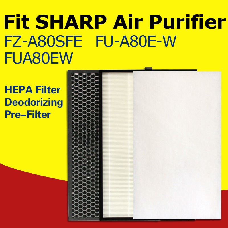 Replacement Sharp Fua Ew Fz A Sfe Replacement Air Purifier Hepa