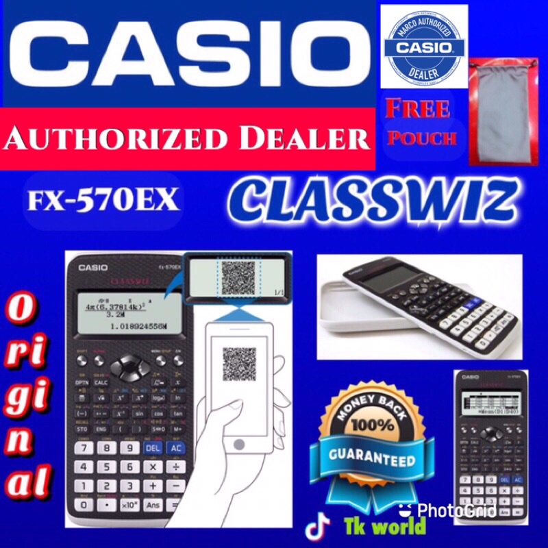 Casio FX 570ex scientific calculator free pouch, math set | Shopee Malaysia