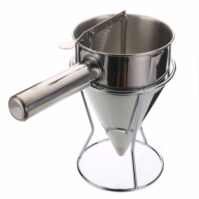 Stainless Steel Funnel Batter Dispenser with Stand Shopee Malaysia