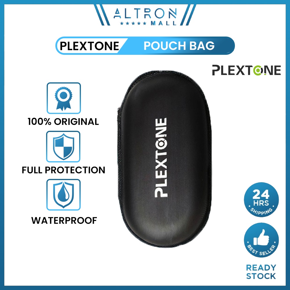 PLEXTONE Nylon Pouch Bag Waterproof Protection for Earphone Headphone Portable Casing Cable Accessories Case Samsung