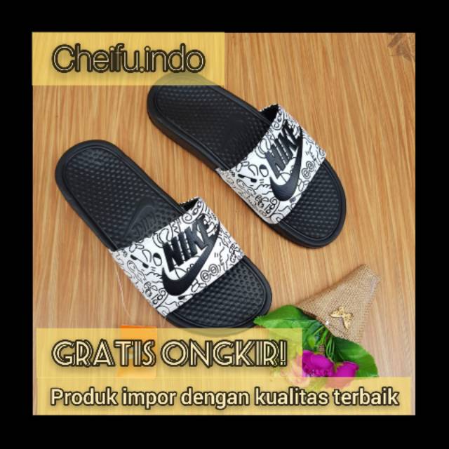 COD Nike Bhenasi Sandals Sandal Slide On Slop Slippers COD Nike Bhenasi Sandals Sandal Slide On Slop Slippers