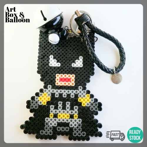 Ready Stock] Superhero Batman Cartoon Perler Beads Keychain Gift | Shopee  Malaysia