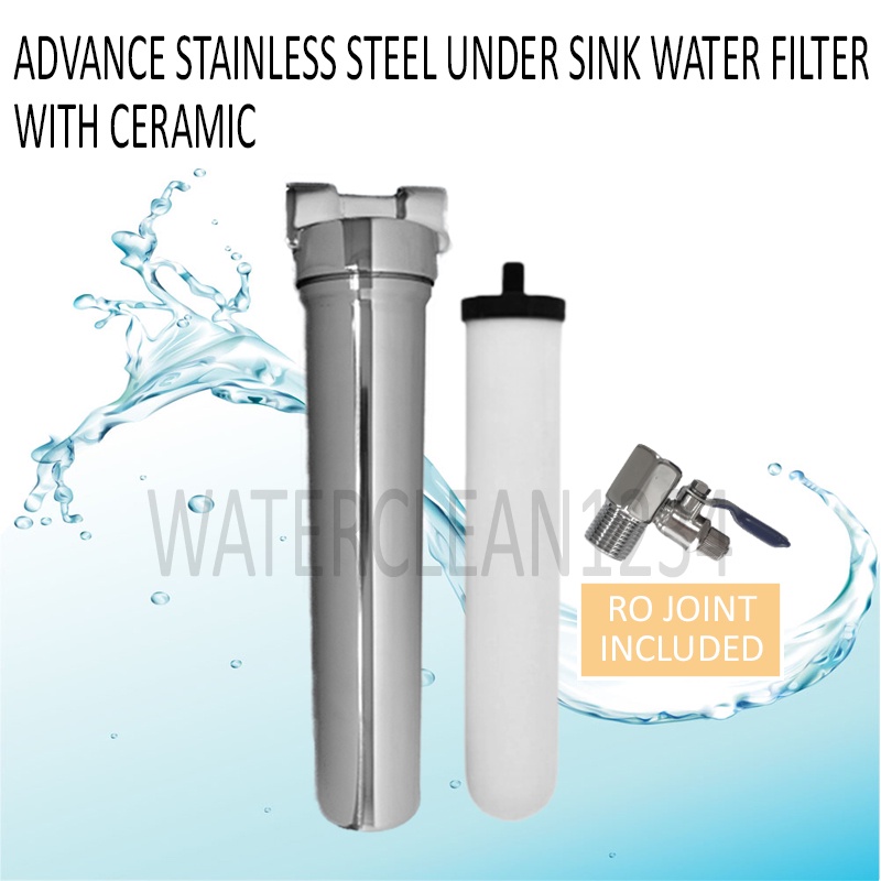 Advance Stainless Steel Under Sink Water Filter With Ceramic Filter