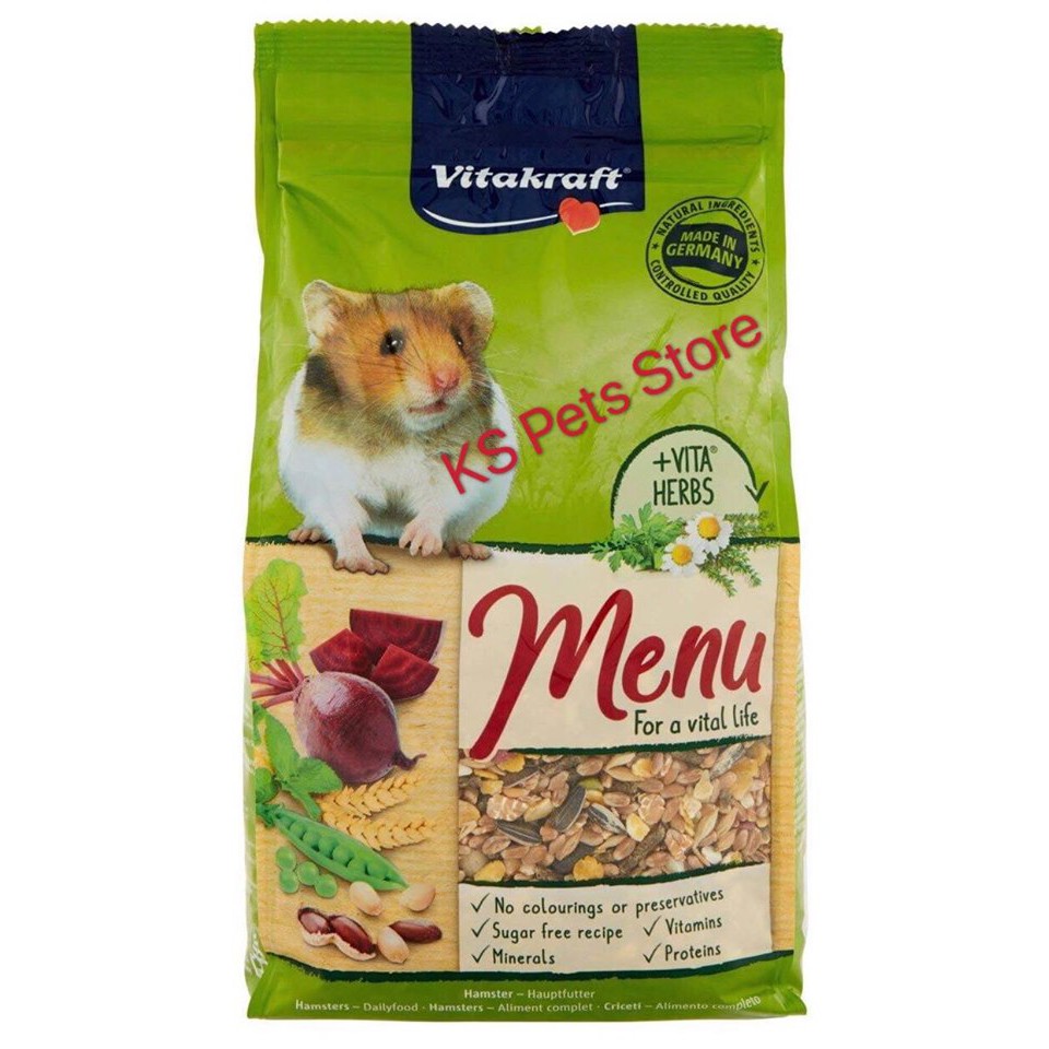 Vitakraft Vita Herbs Menu Hamster Food 1kg Shopee Malaysia