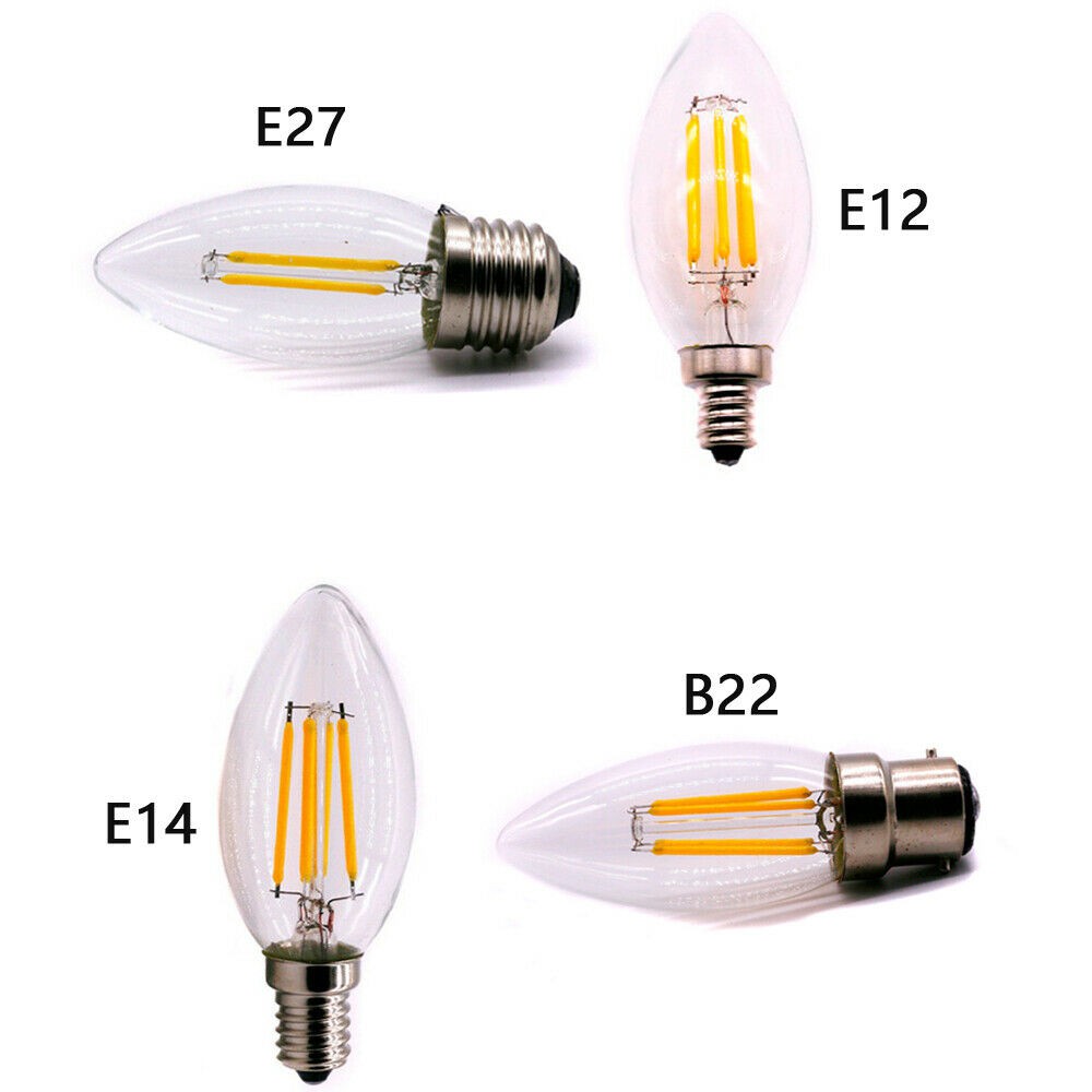 Antique Style Edison Vintage Led Candle Light Bulbs Industrial