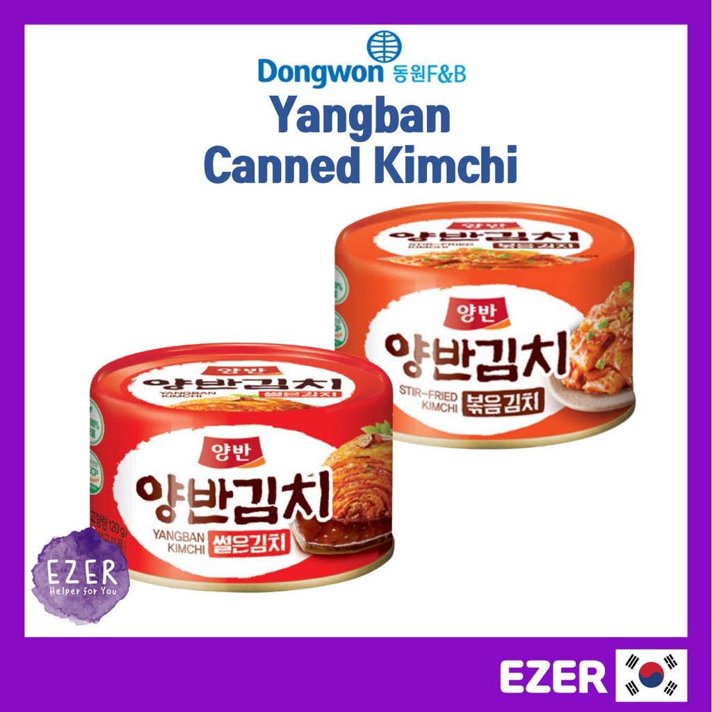 [Korean Food] Dongwon Yangban Canned Kimchi Canned 160g Stirfried