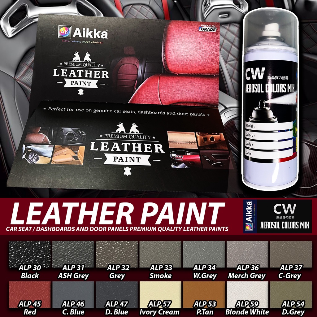 [ Leather Paint ] For Dash board Interior Kereta Car DIY Aerosol Spray