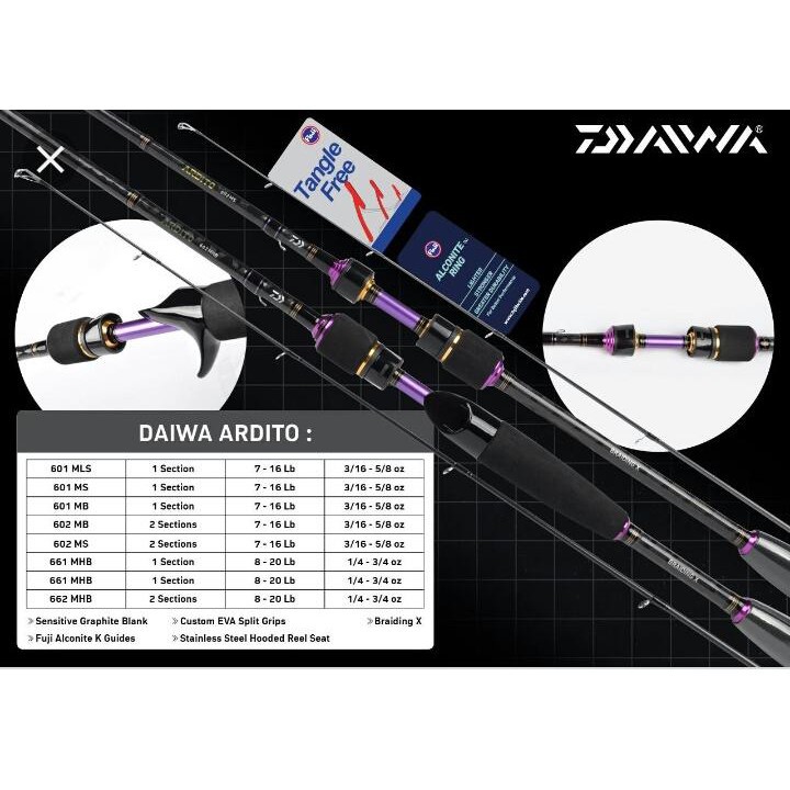 daiwa ardito rod