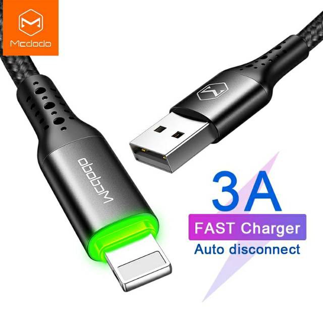 (12 Month Warranty) Mcdodo LED Fast Charging AUTO POWER OFF Cable - 1.2M (CA7410)  36W PD Cable - 1.2M (CA7360)