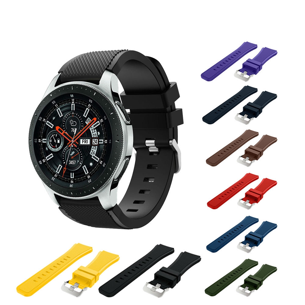 46mm For Samsung Galaxy Watch Gear S3 Frontier Silicone Classic Rubber Strap Shopee Malaysia