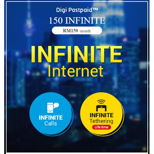 Unlimited Internet-Digi Postpaid Plan 150 Infinite ...