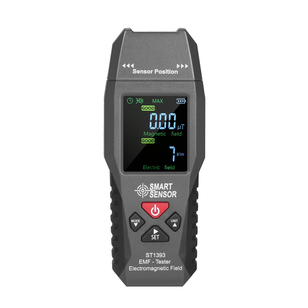 SMART SENSOR ST1393 EMF Meter Electromagnetic Field EMF Detector Handheld Mini Digital LCD Electromagnetic Field Radiation Tester Tolomall