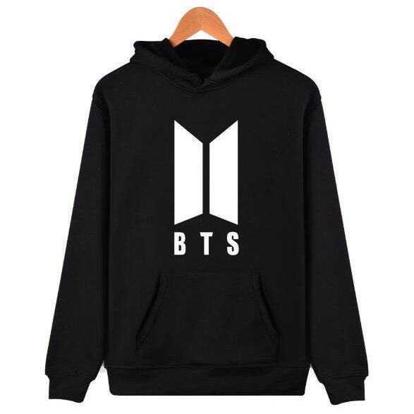 Bts New Logo Hoodie Bts Bon Voyage Season2 Men Women Winter Coat Black Shirt Shopee Malaysia