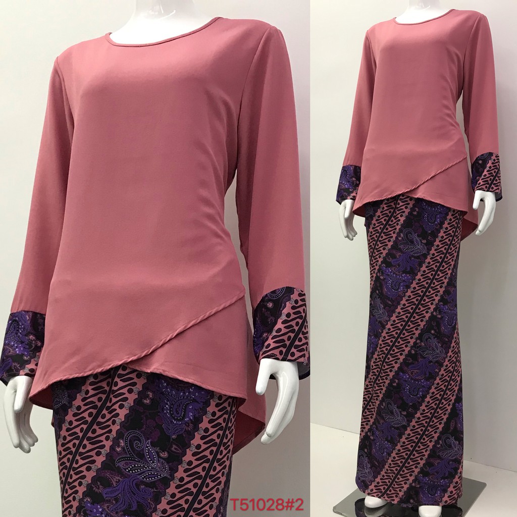 Nayla Z Baju Kurung Batik Design Long sleeve Lengan Nayla Z Baju Kurung Batik Design Long sleeve Lengan