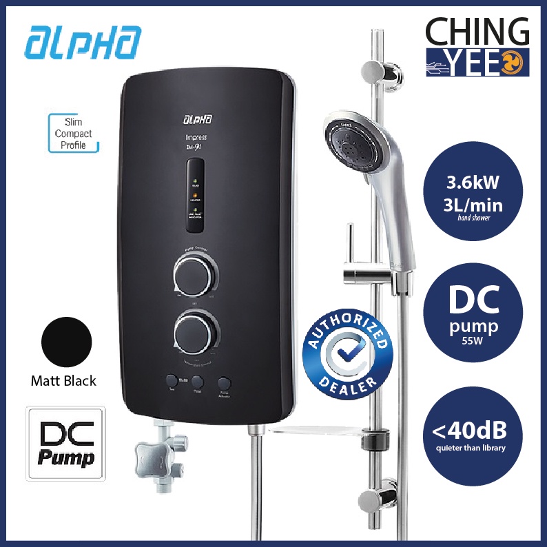 Alpha Instant Water Heater IM-9 series AC Pump or DC Pump or NoPump ...