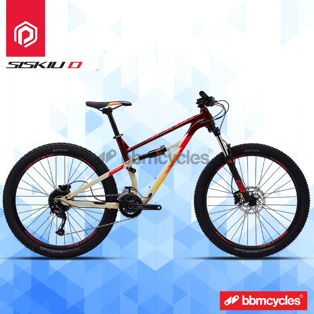 polygon dual suspension mountain bike