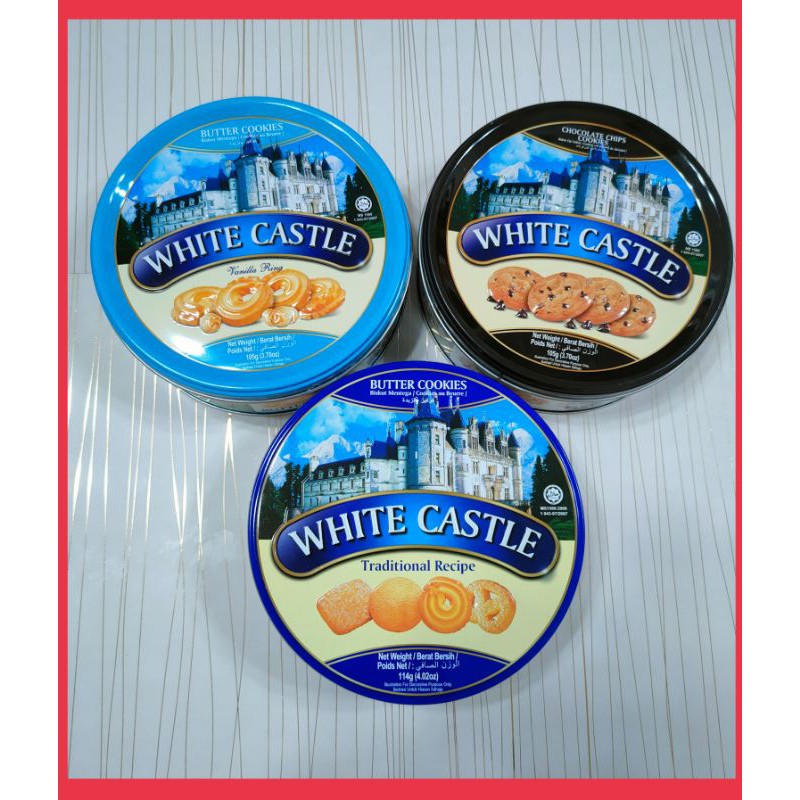 Buy Butter Cookies White Castle Traditional Recipe 114g Ready Stock Seetracker Malaysia