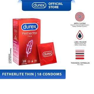 Durex Fetherlite Condoms (18's)