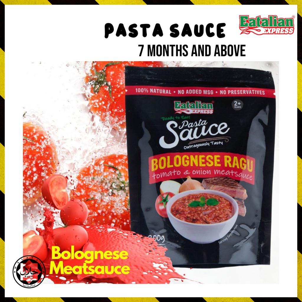BOLOGNESE RAGU MEATSAUCE BY EATALIAN EXPRESS ON THE GO SOS PASTA PASTA