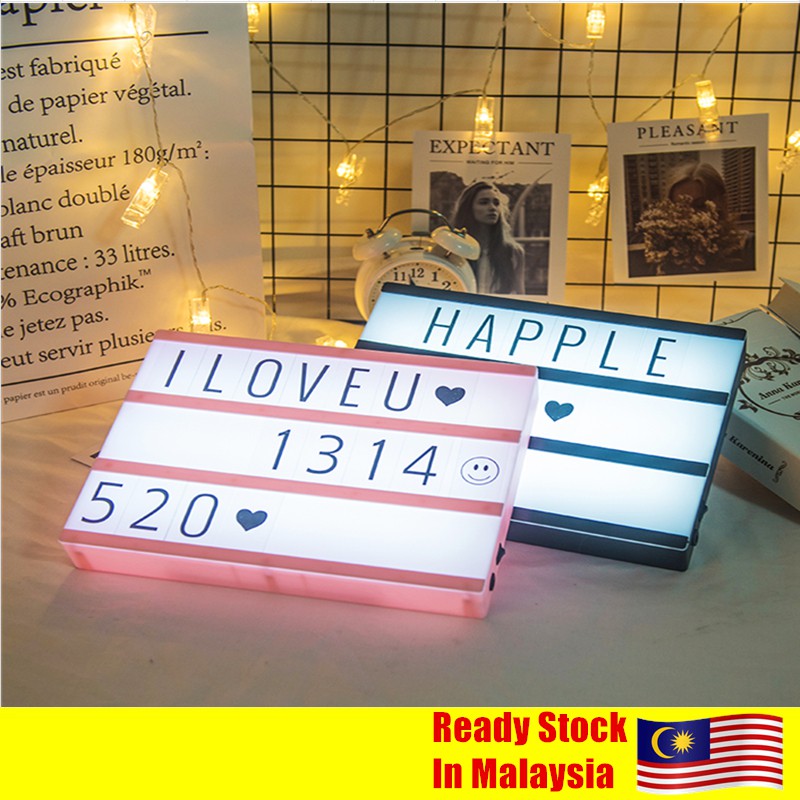 Led Box Light Box Message Box Letter Box Led Alphabet Light Cinema