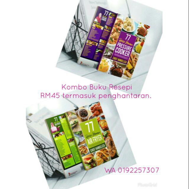 airfryer*air fryer philips* airfryertefal Kombo Buku Resepi Air Fryer