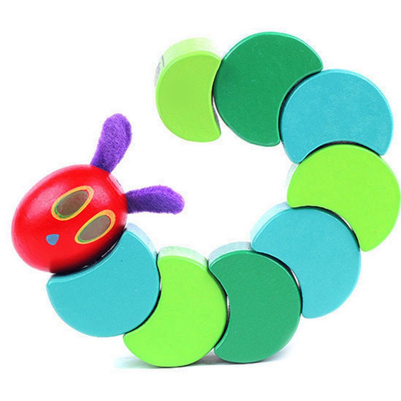 hungry caterpillar wooden blocks