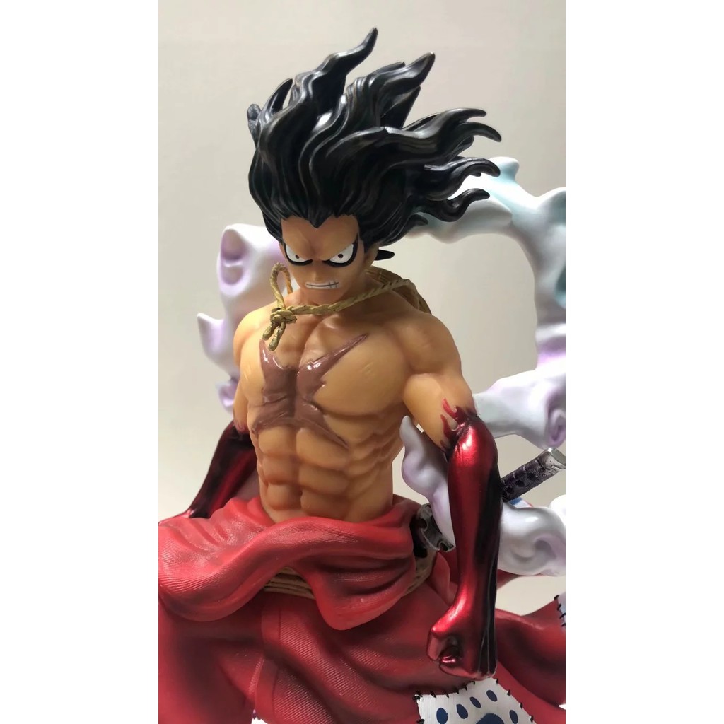 Anime One Piece Luffy Kimono Wano Arc Luffy Wano Gear 4 Snakeman Statue Figure Shopee Malaysia