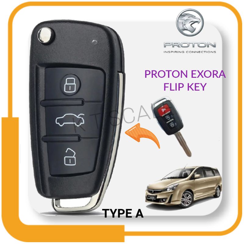 PROTON EXORA REMOTE FLIP KEY Shopee Malaysia