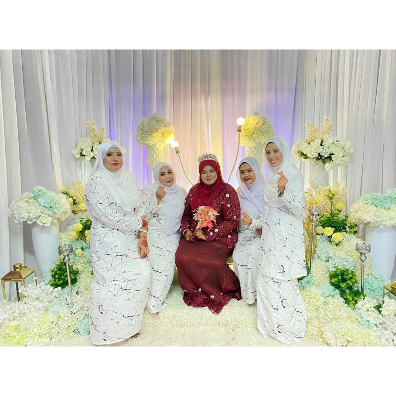 Buy Muslimah Wear Baju Kurung The Marble Tak Jarang Tak Panas Seetracker Malaysia