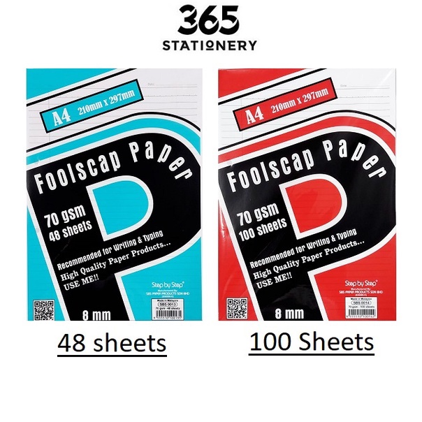 A4 70gsm Foolscap Paper ( 48sheets/100sheets ) | Shopee Malaysia