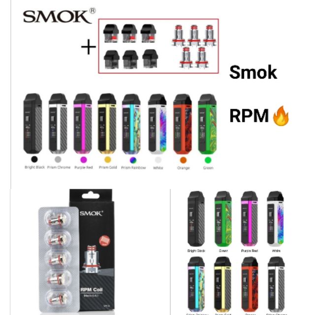 Original smok rpm pod system 40w build in battery | BeeCost
