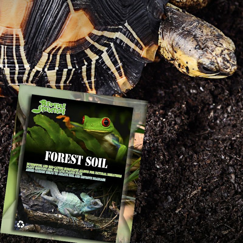 Reptile Substrate Natural Forest Soil 5L humidity less dust tortoise substrate bedding terrarium plant soil decompose