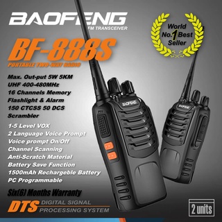 BF-888S BaoFeng BF888s Portable 5W Walkie Talkie