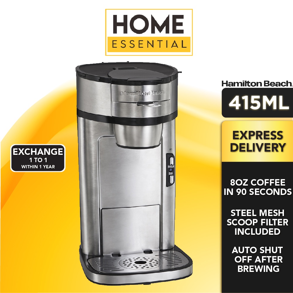 Hamilton Beach The Scoop® Single-Serve Coffee Maker 415ML 49981-SAU | Mesin Kopi Coffee Machine