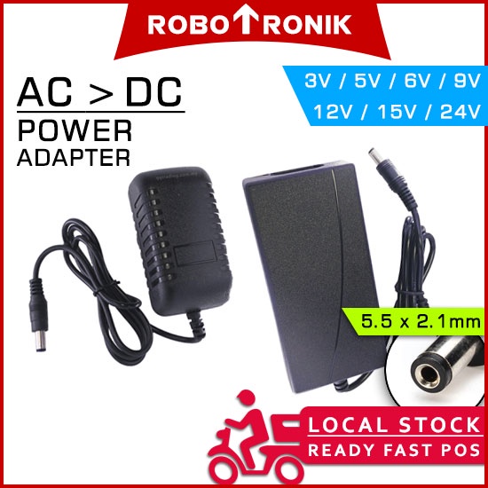[AC to DC] Adapter Switching Power Supply Adaptor * 3V 5V 6V 9V 12V 15V 24V 1A 2A 3A 4A 5A Astro Unifi Modem